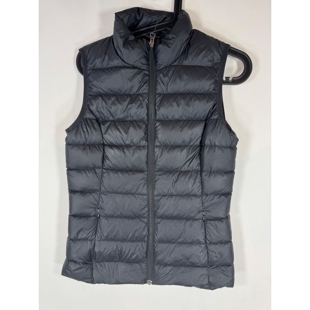 Eddie Bauer Down Vest Puffer Black S Winter Gorpcore Outdoors Hiking Layering